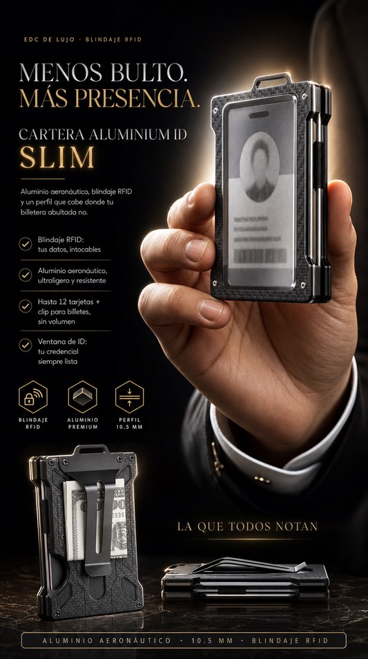 Cartera Aluminium ID + Slim